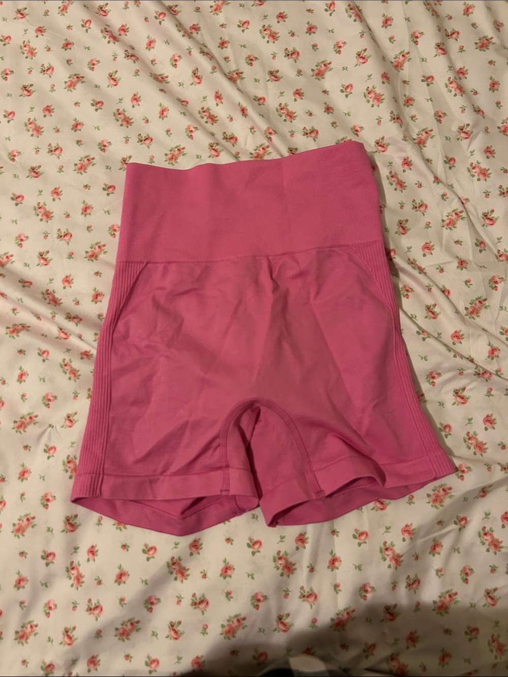 New Mix High-Waist Pink Bike Shorts